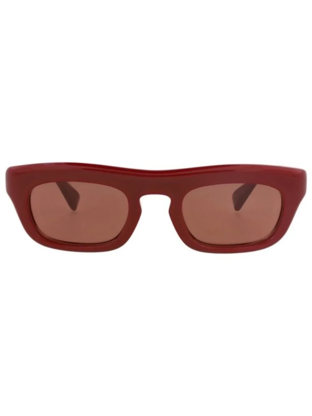 New Gucci Mens Square/Rectangle Burgundy Burgundy Brown Fashion Designer Sunglas